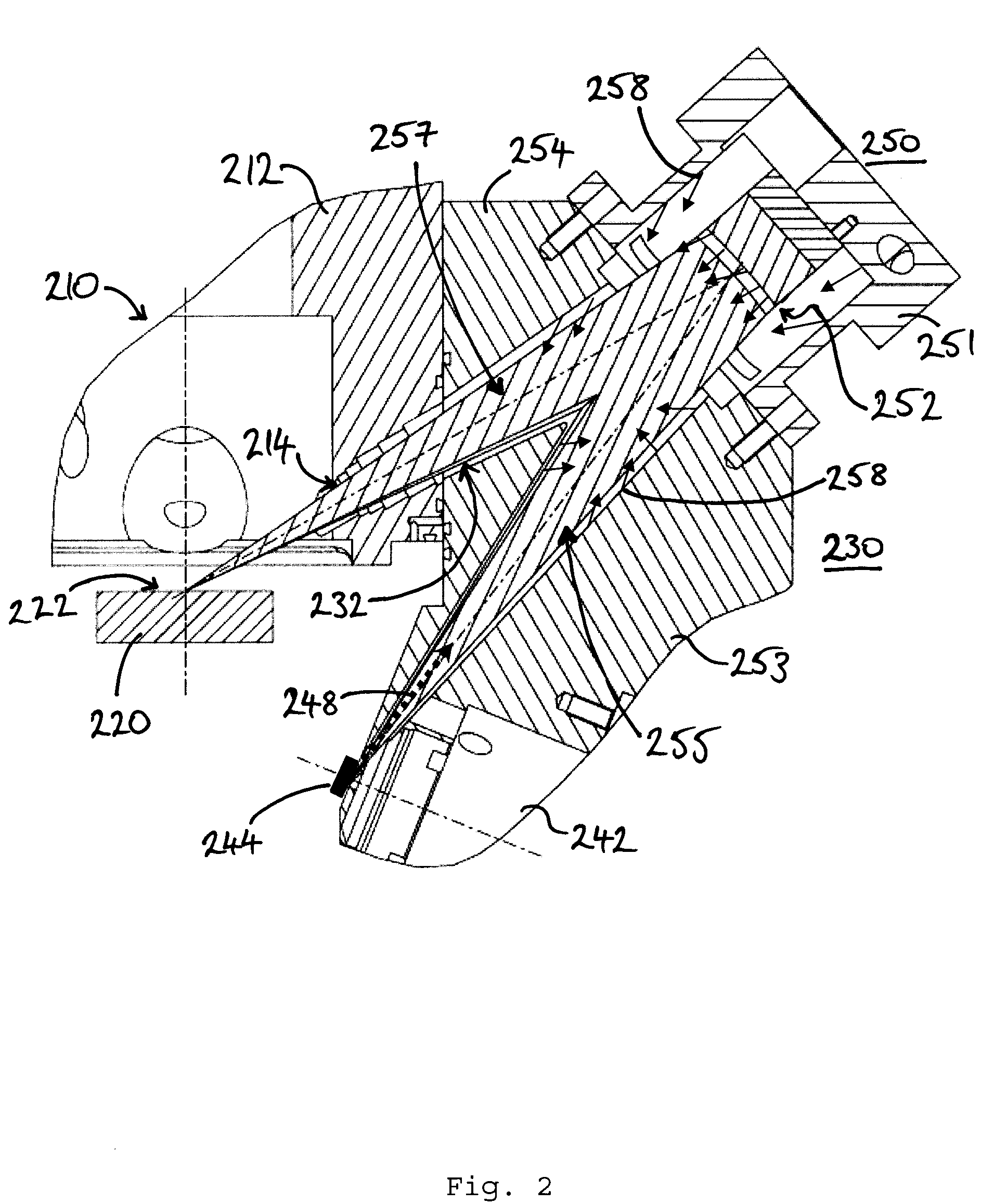 X-ray photoelectron spectroscopy analysis system for surface analysis and method therefor