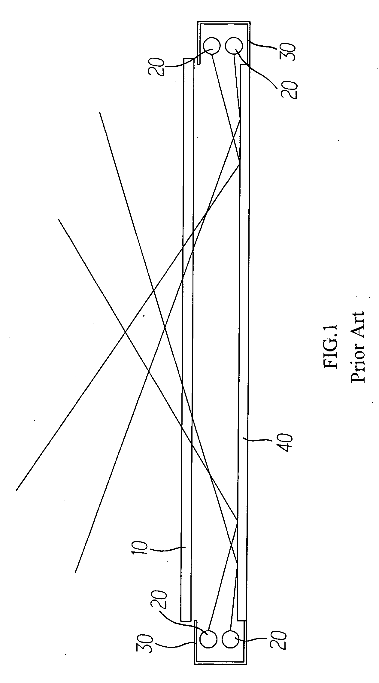 Light equalizing structure of backlight modules