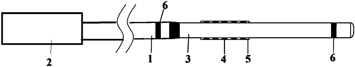 Detachable micro-catheter with double-coating at the head end