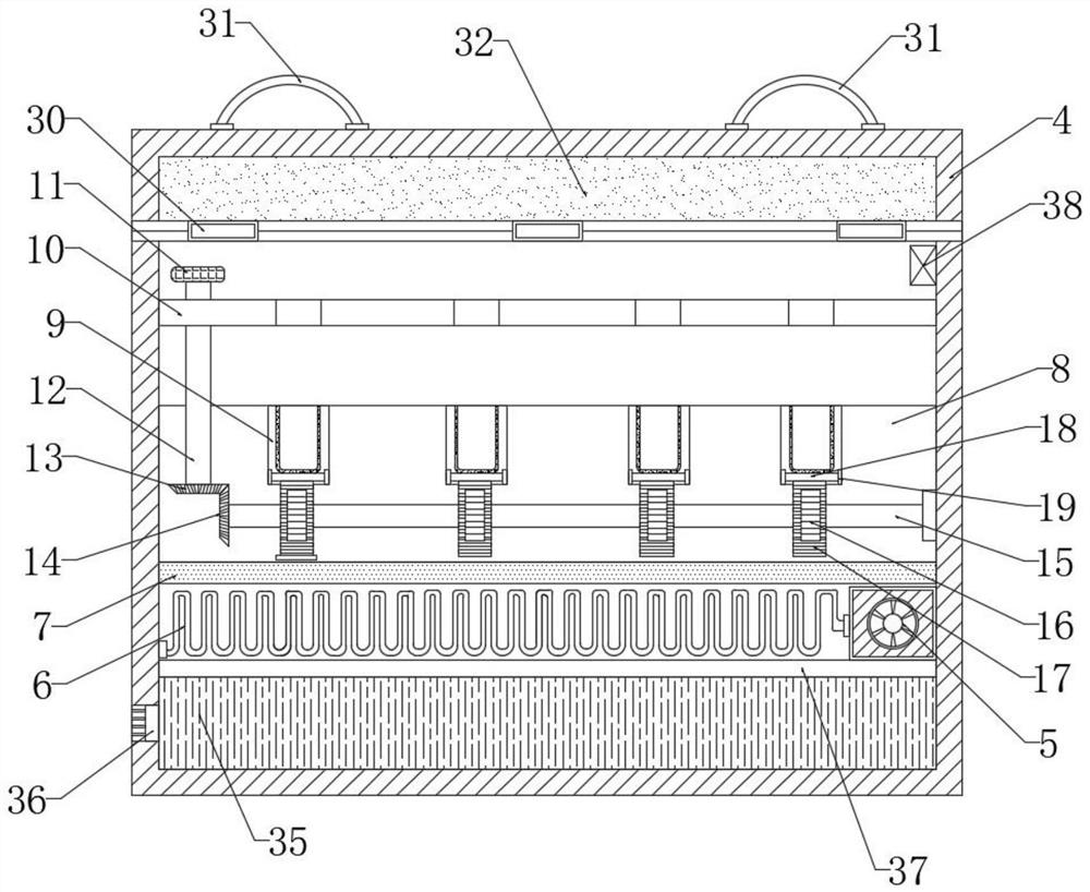 Micro-control biological ion detection device based on magnetic resonance technology