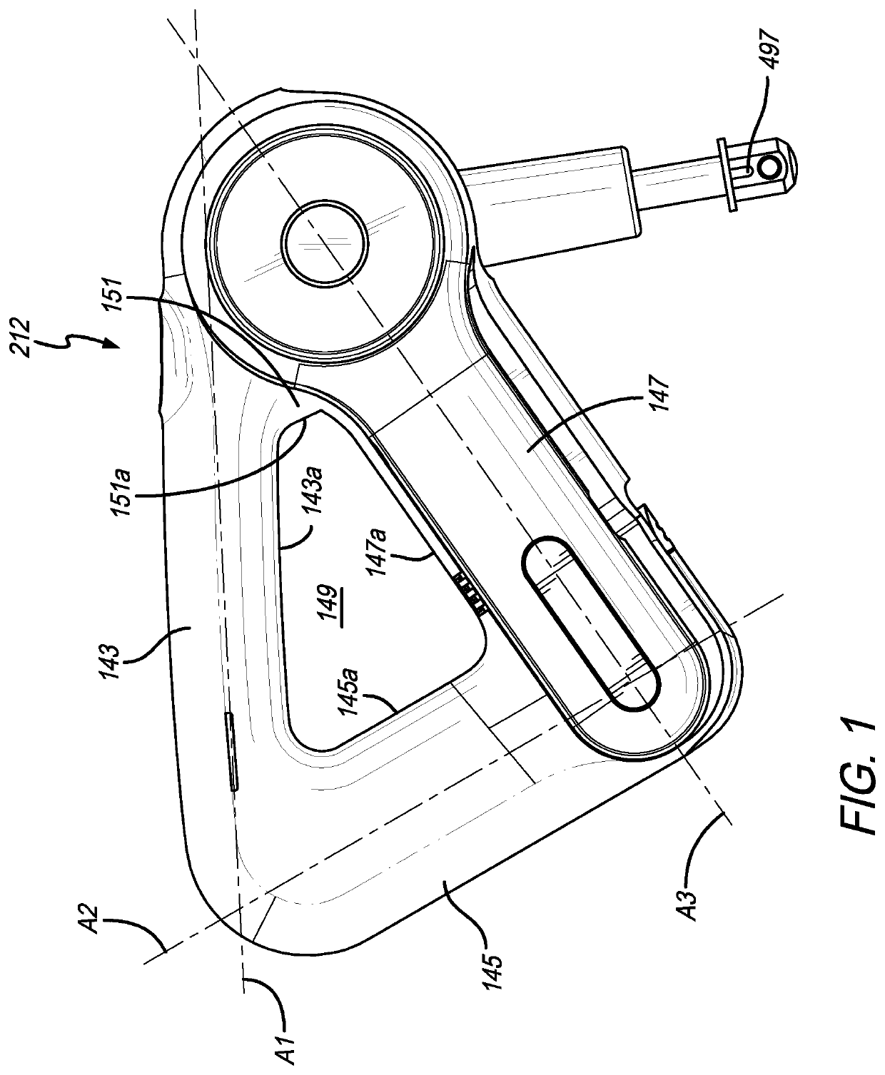 Percussive therapy device with active control