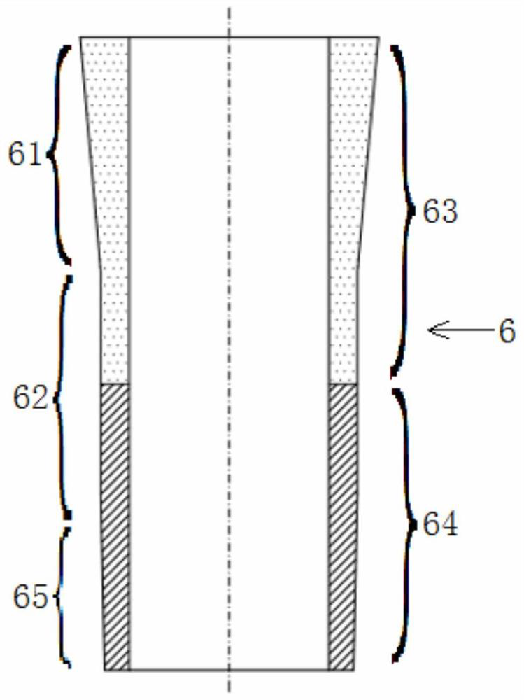 A kind of mixed forming method of conical cylindrical part with straight cylinder and flaring