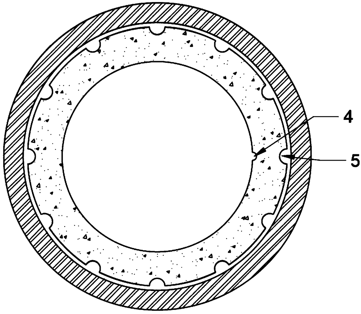 Combined type electric smelting pipe