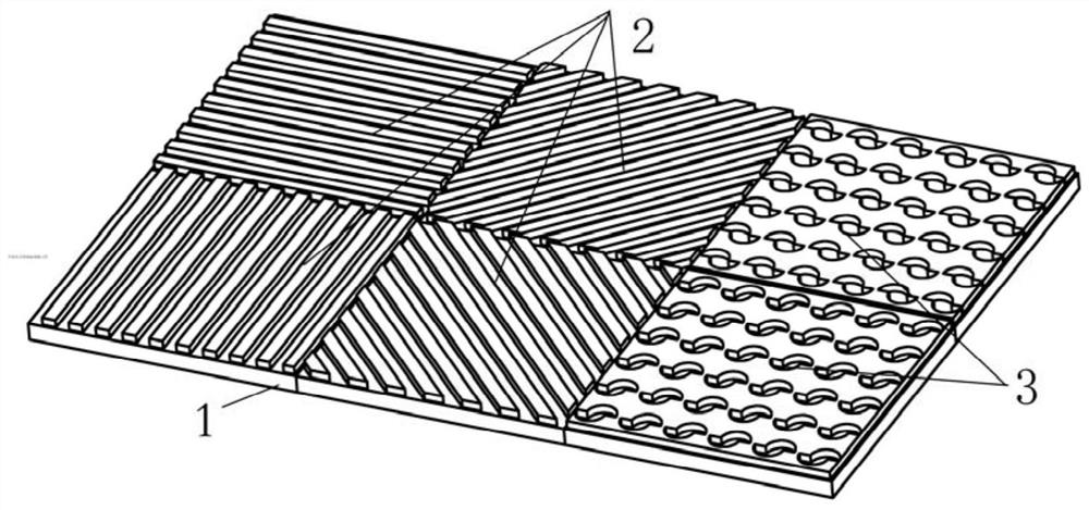 Two-dimensional full-Stokes polarization imaging element and preparation method thereof