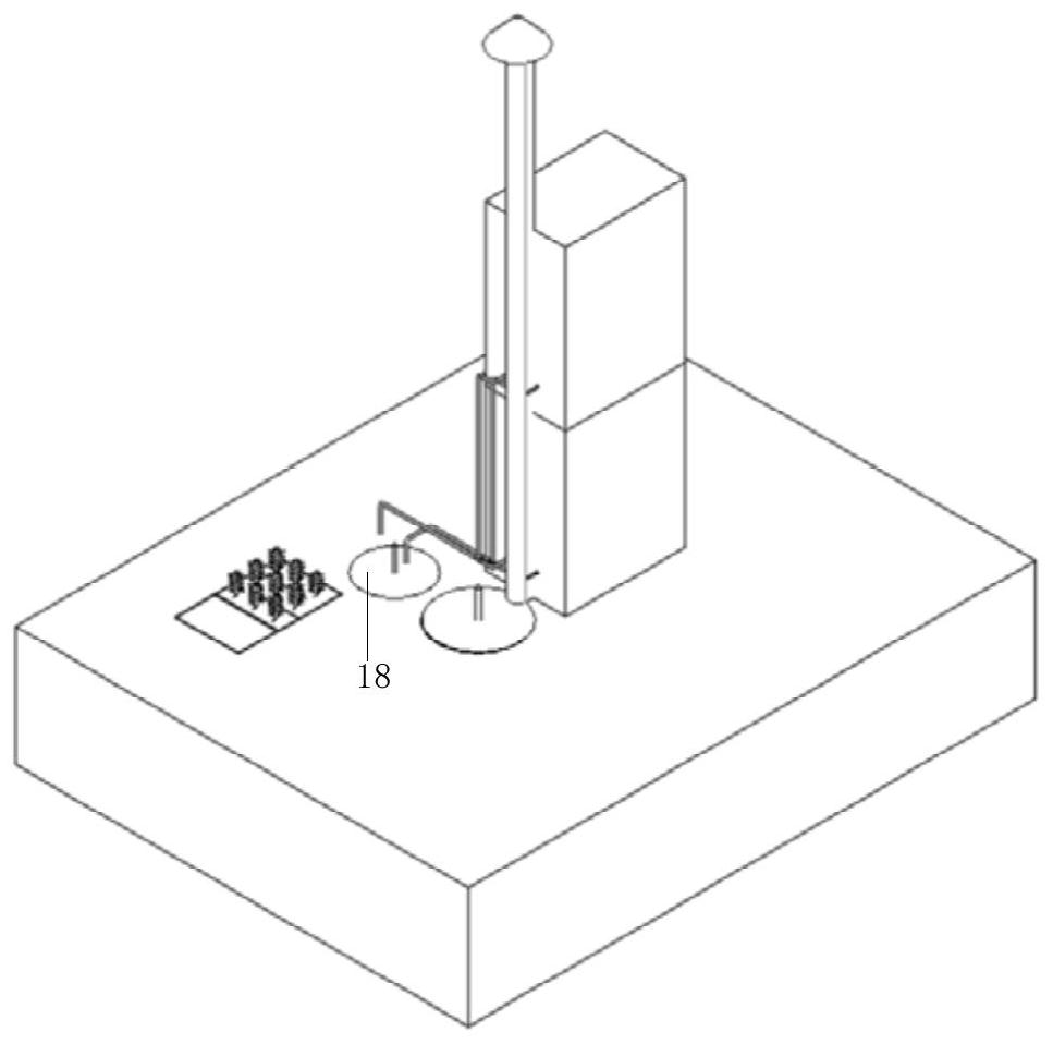 Ecological toilet conveying structure suitable for building