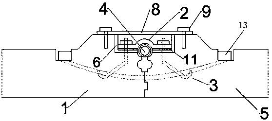 Underground comprehensive pipe rack segment waterproof splicing structure and installation method thereof