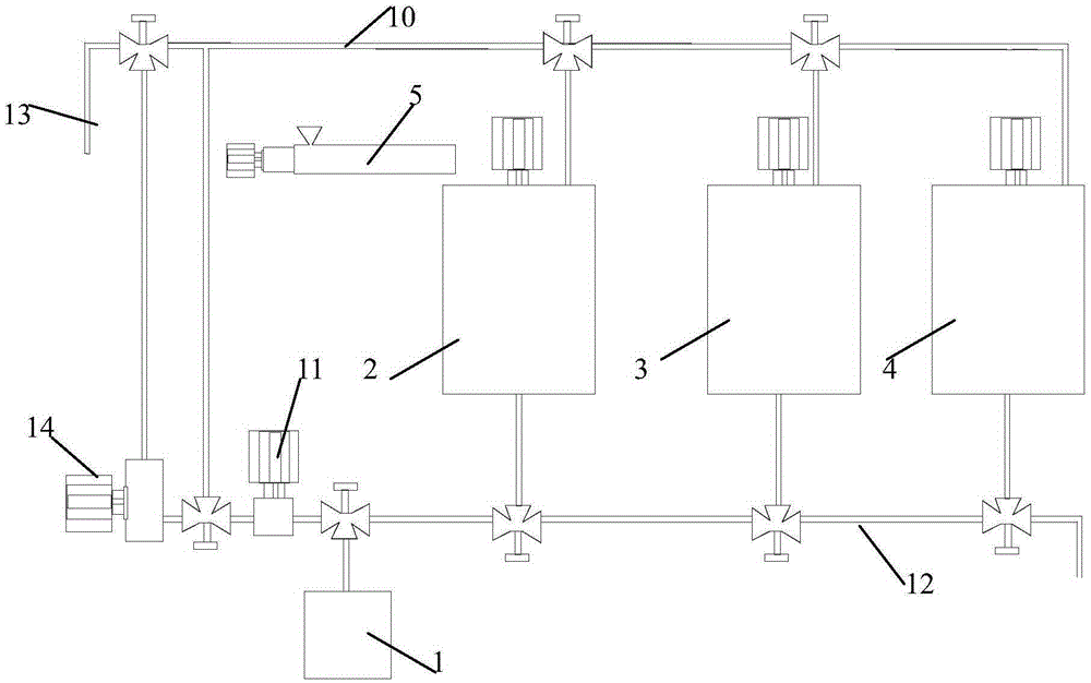 Environment-friendly preparation experimental platform for rubber powder modified asphalt and experimental method