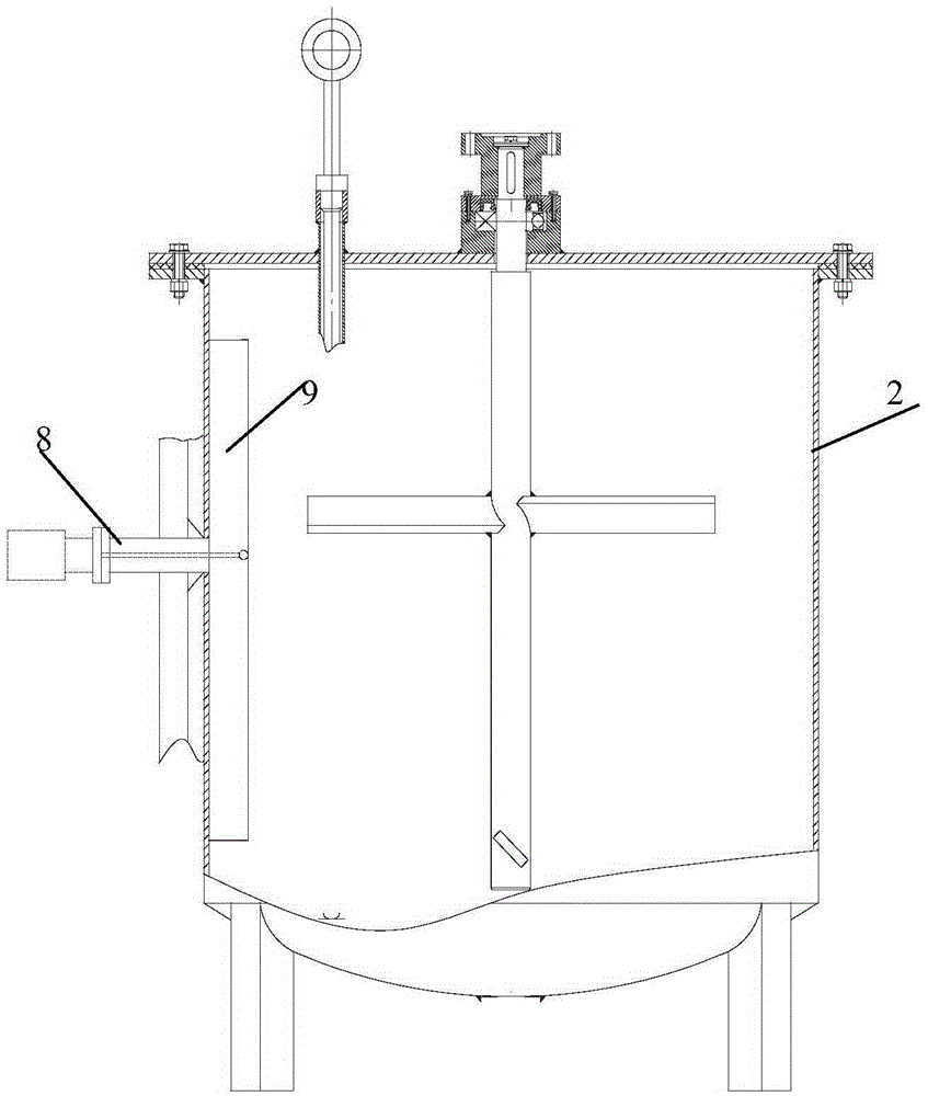 Environment-friendly preparation experimental platform for rubber powder modified asphalt and experimental method