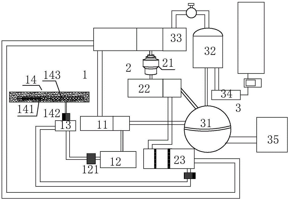 Community domestic wastewater and waste circulating energy supply system