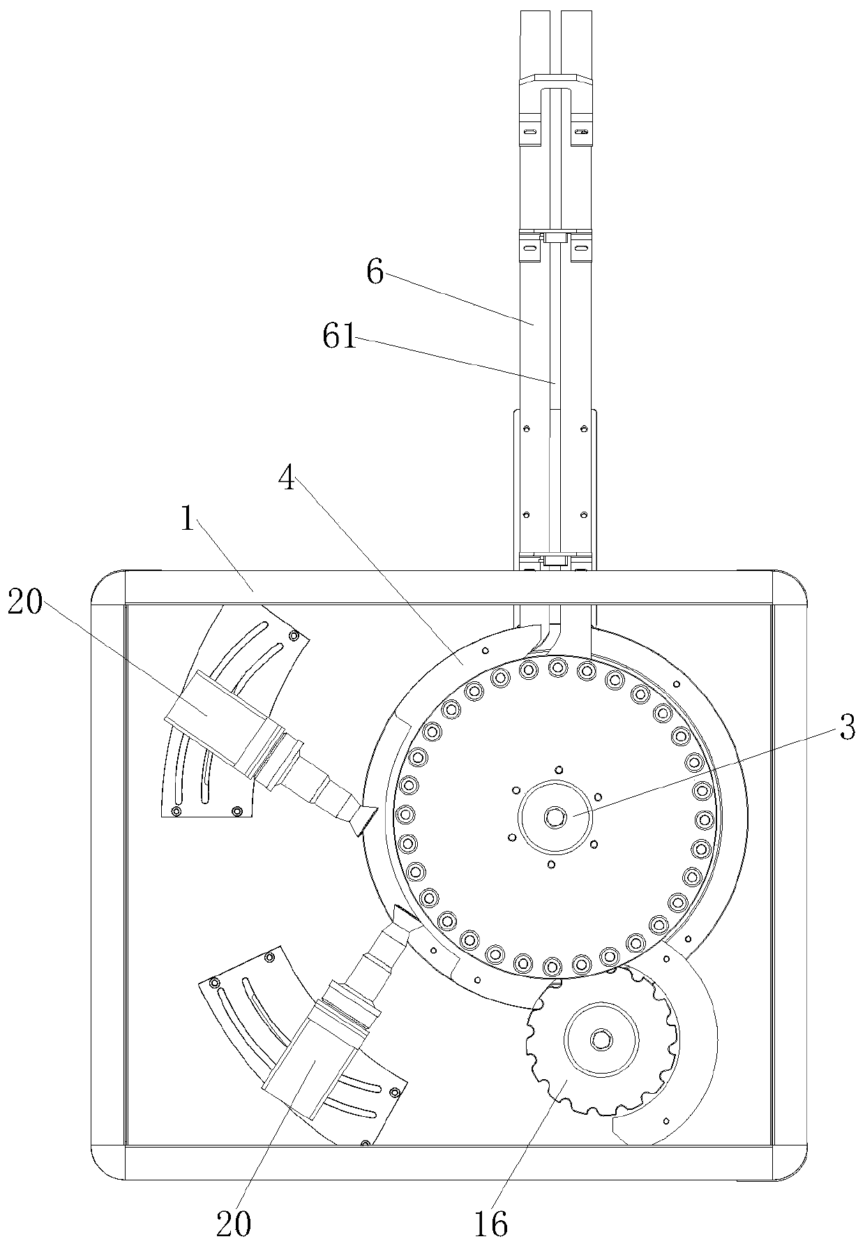 Corona treatment equipment for surface of injector tube body