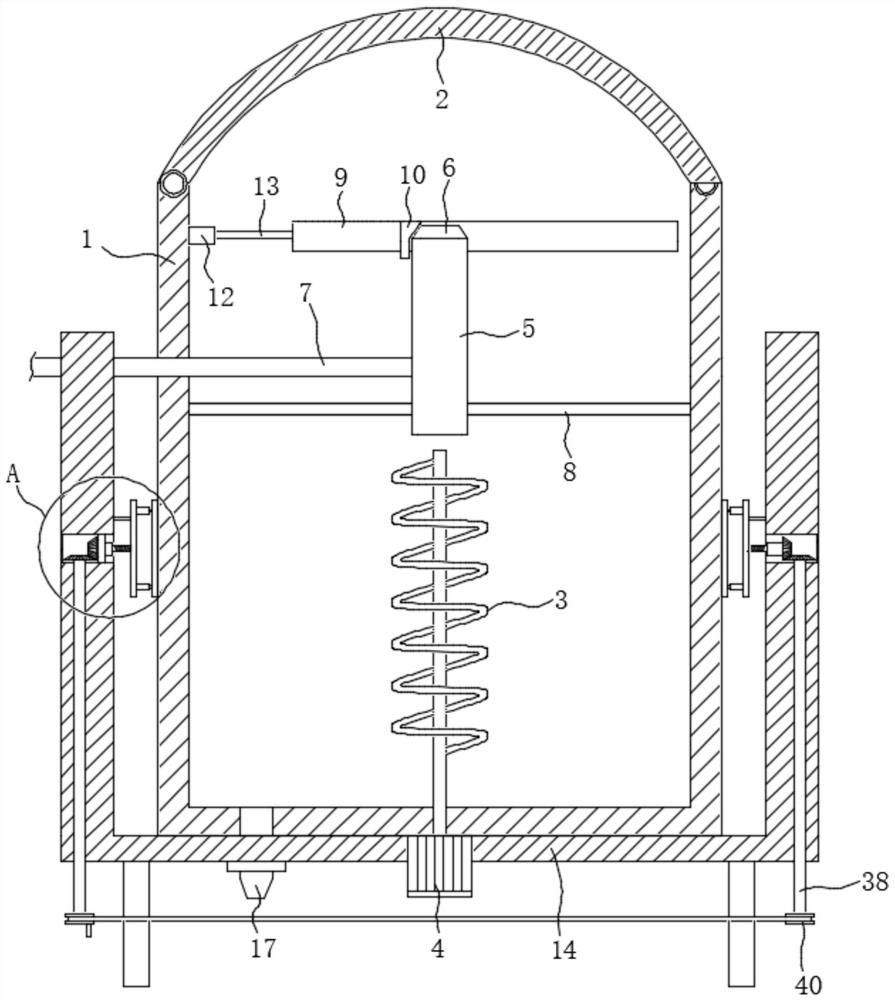 Centrifugal machine with anti-shake guiding function