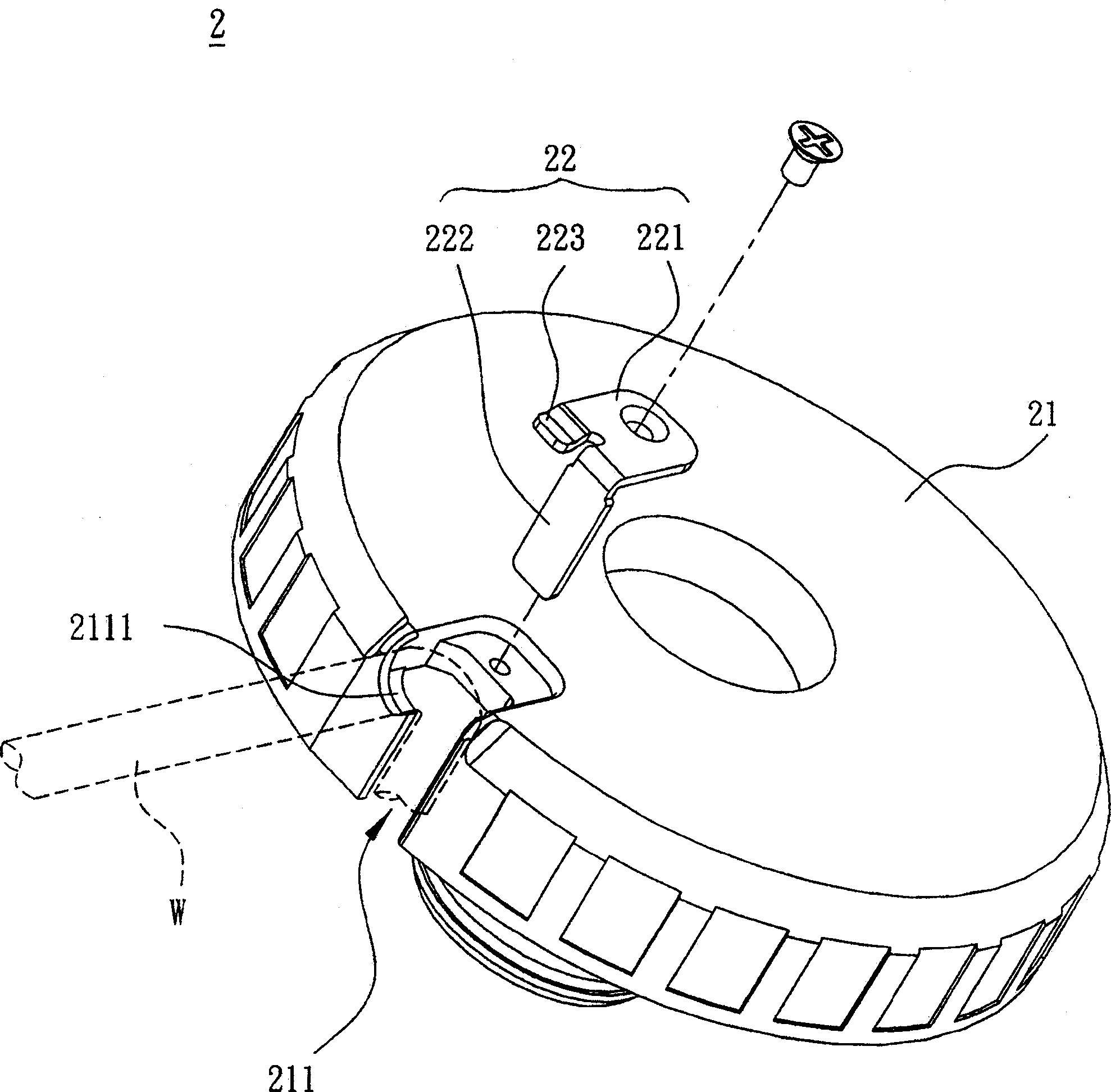 Centrifugal fan and structure of stator thereof