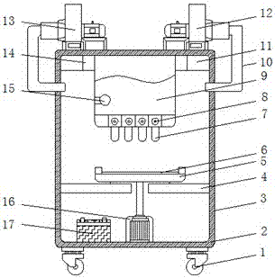 Wood painting device