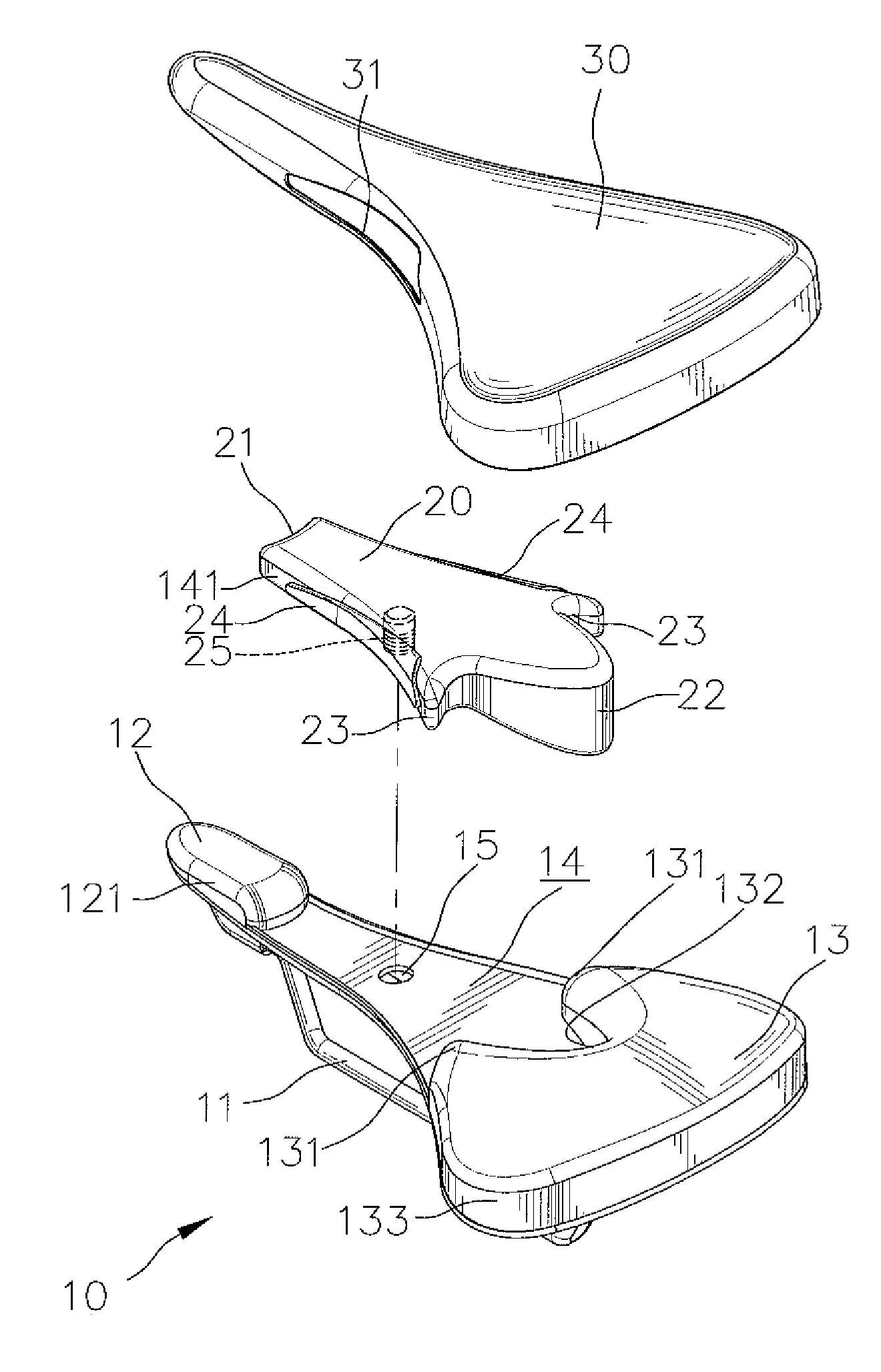 Bicycle saddle