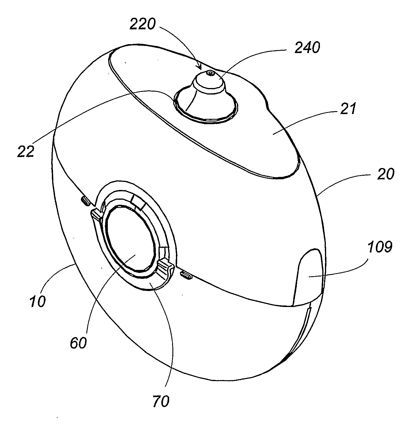 Electrostatic spraying device