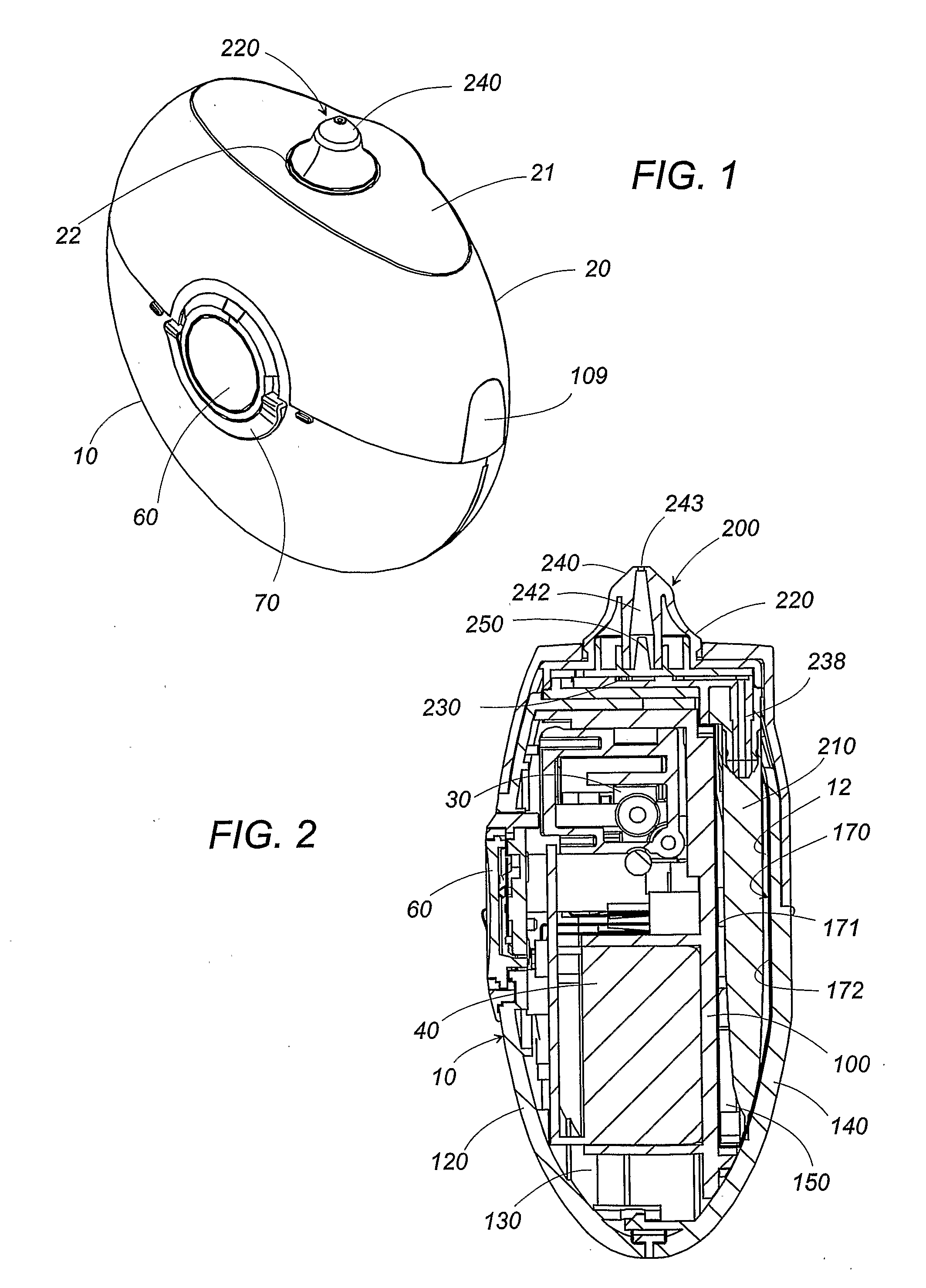 Electrostatic spraying device