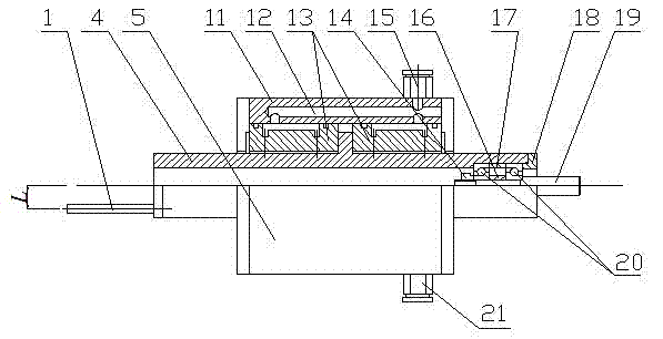 Device for testing dynamic friction torque of precise micro rolling bearing