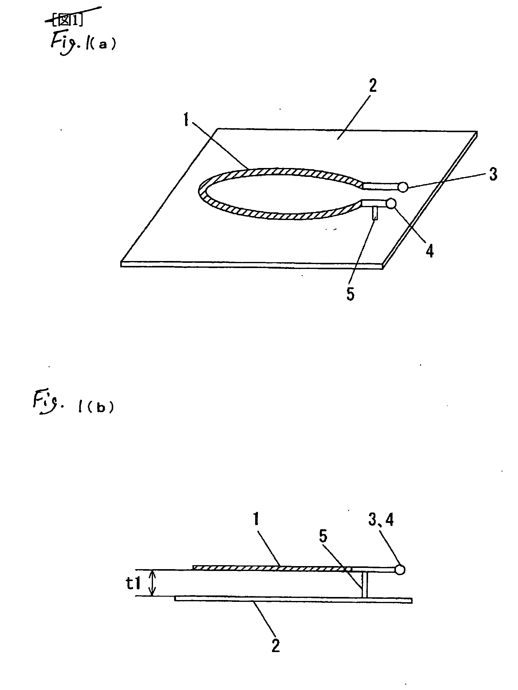 Loop antenna unit and radio communication medium processor