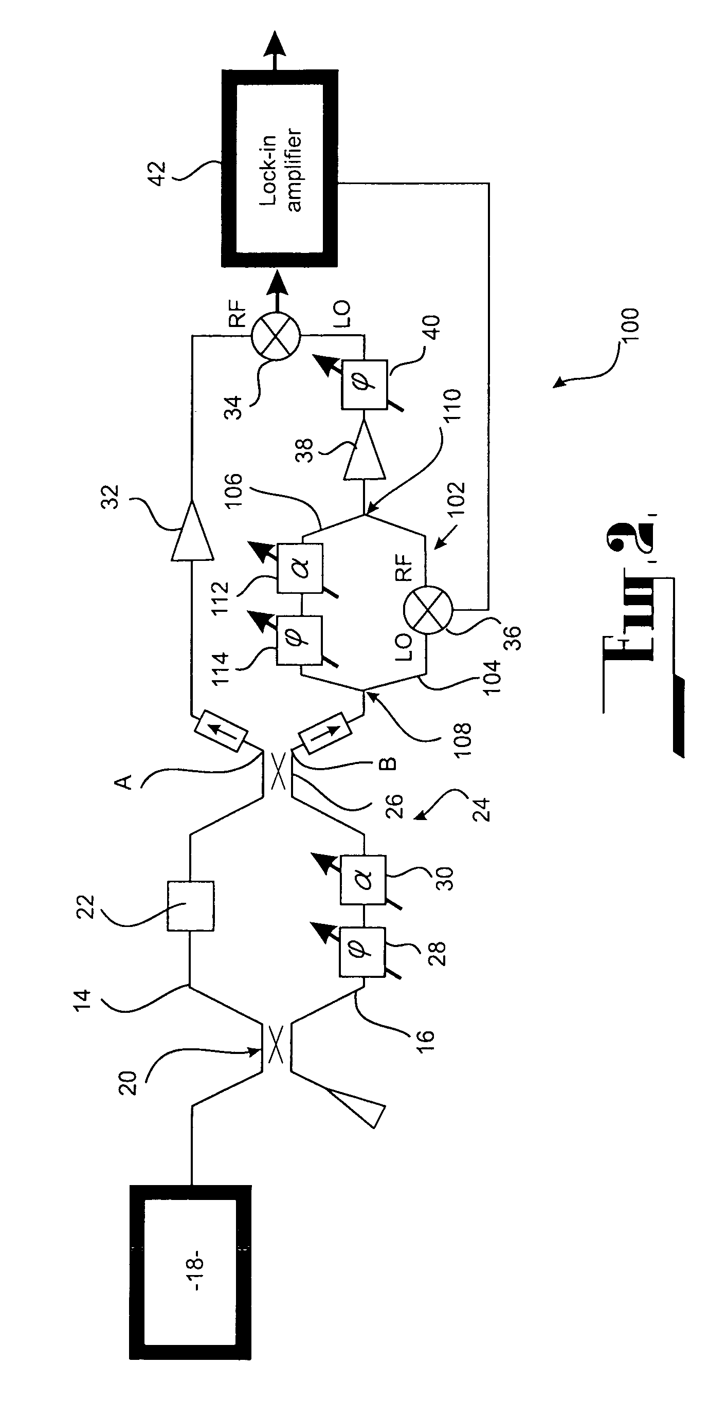 Interferometric apparatus for producing an output signal characteristic of phase and/or amplitude noise of a device