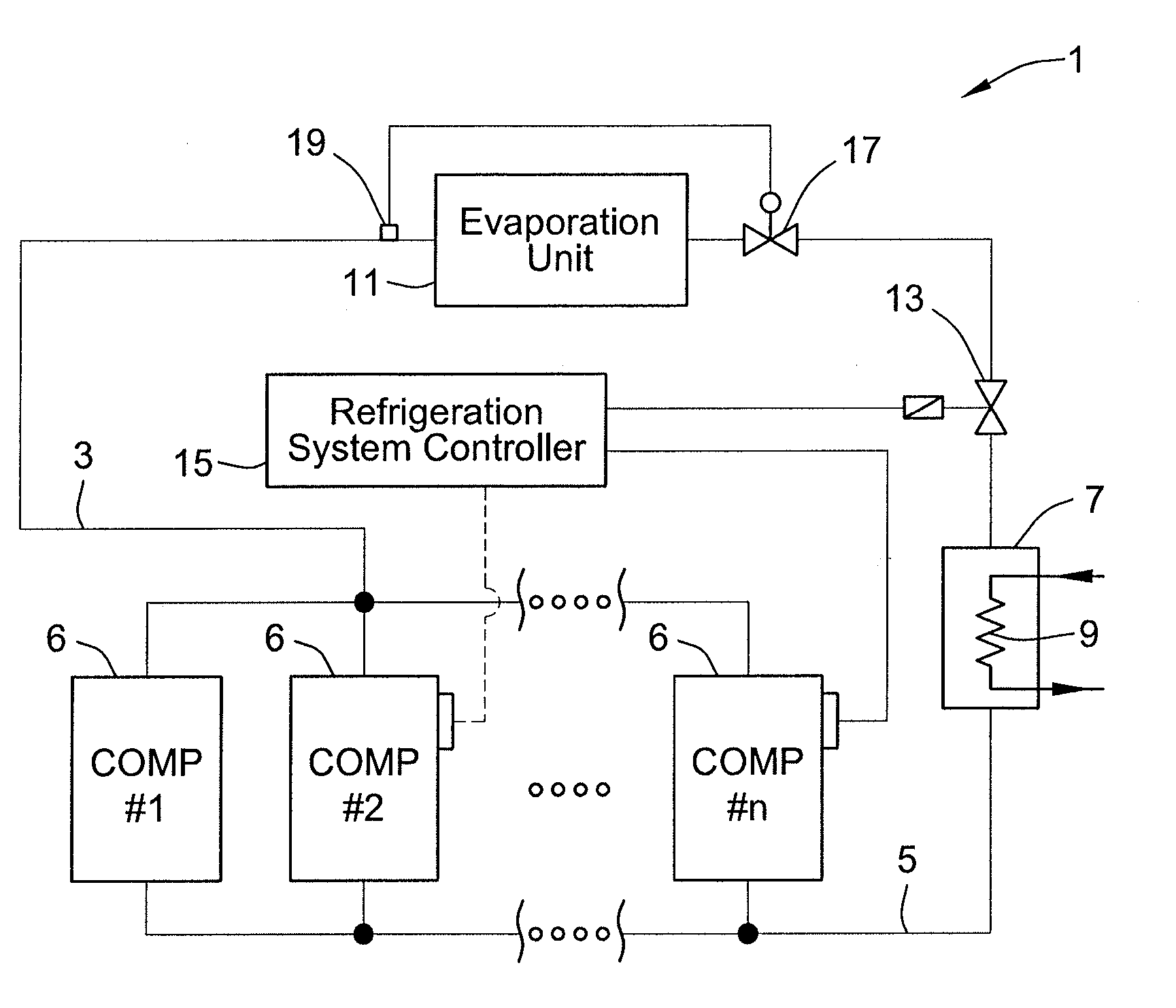 Apparatus and Method for Oil Equalization in Multiple-Compressor Systems