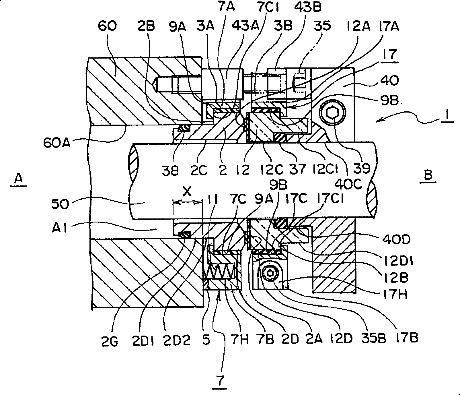 Mechanical seal device