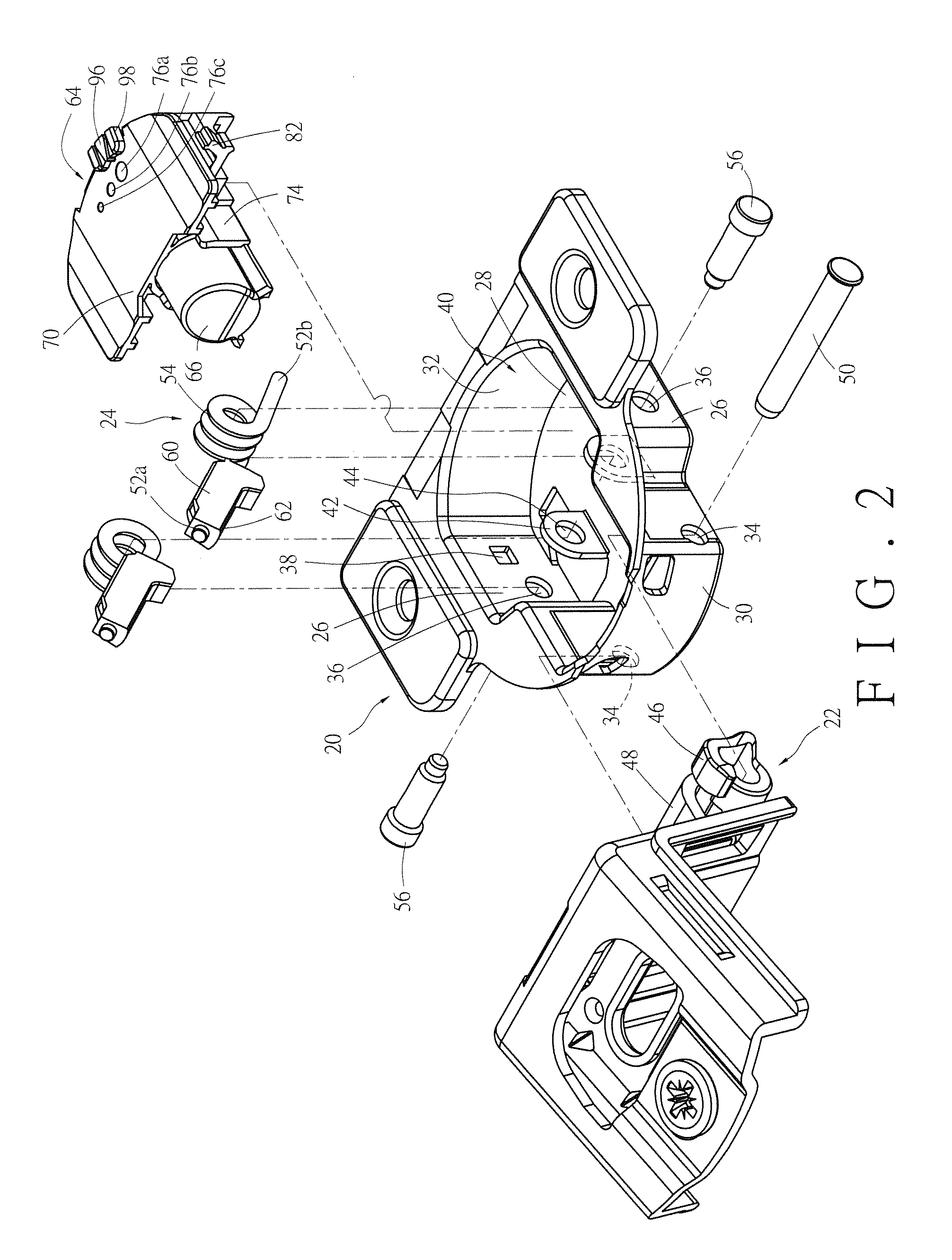 Hinge with damping device