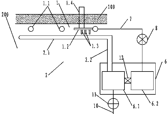 Method and system for improving saline-alkali land on basis of dark pipes and saline-alkali tolerant rice