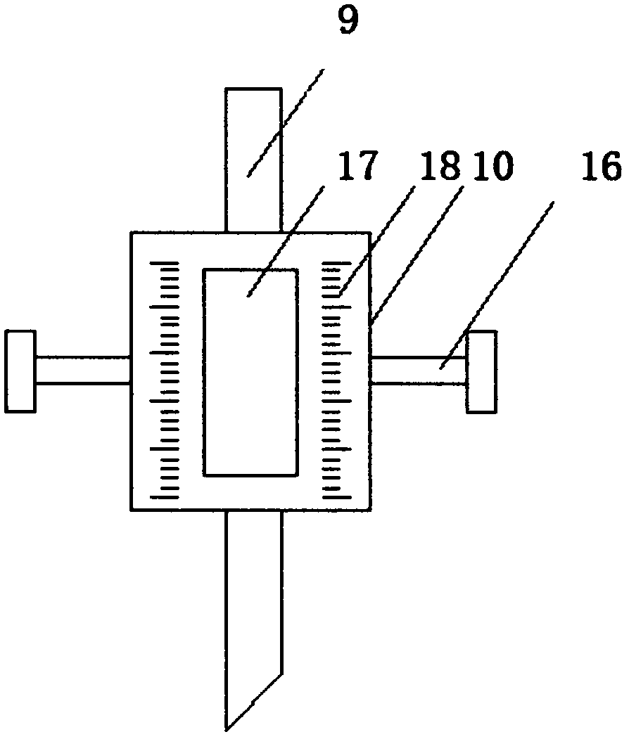 Puncture device with positioning bosses for department of cardiology