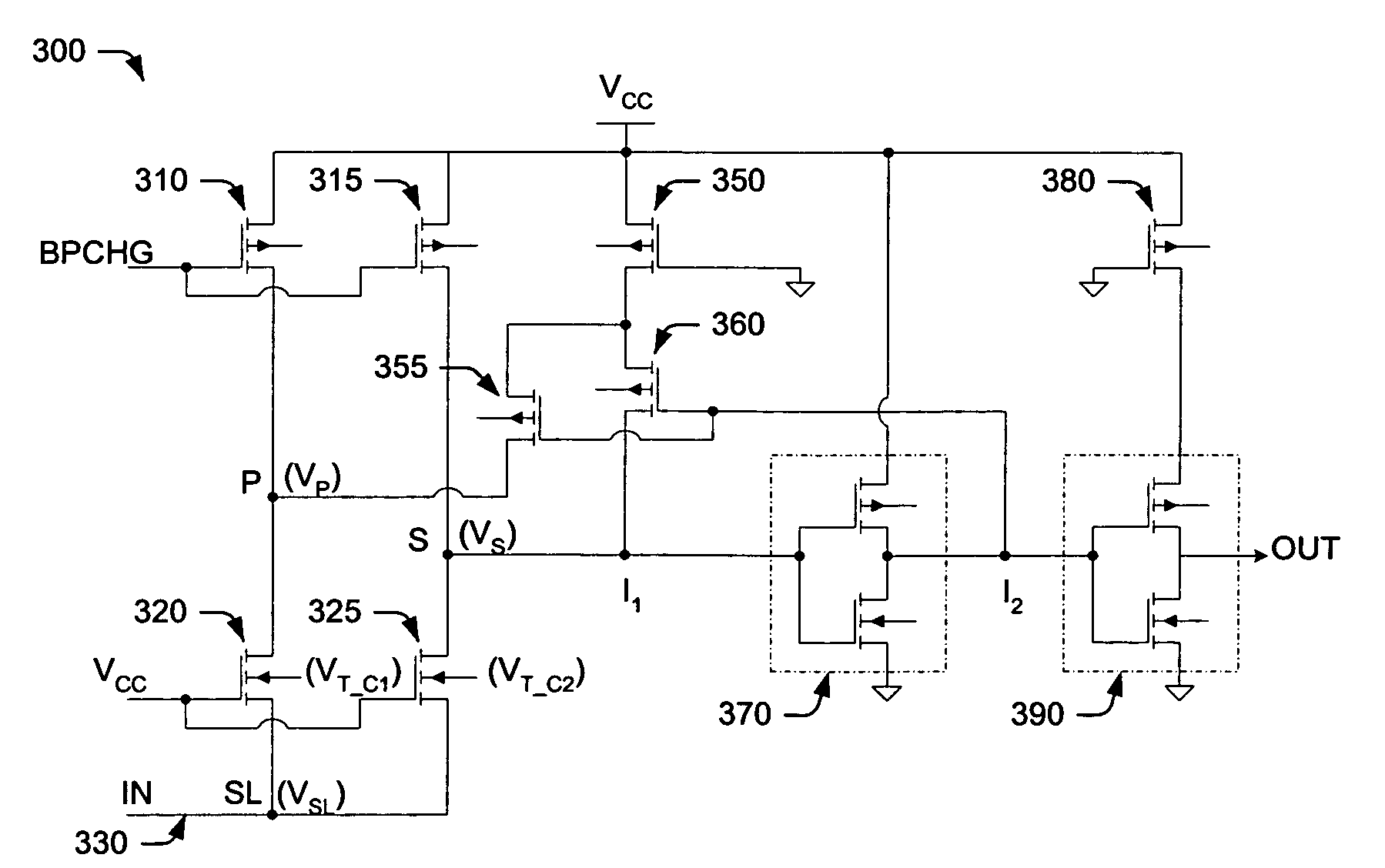 Sense amplifier with dual cascode transistors and improved noise margin