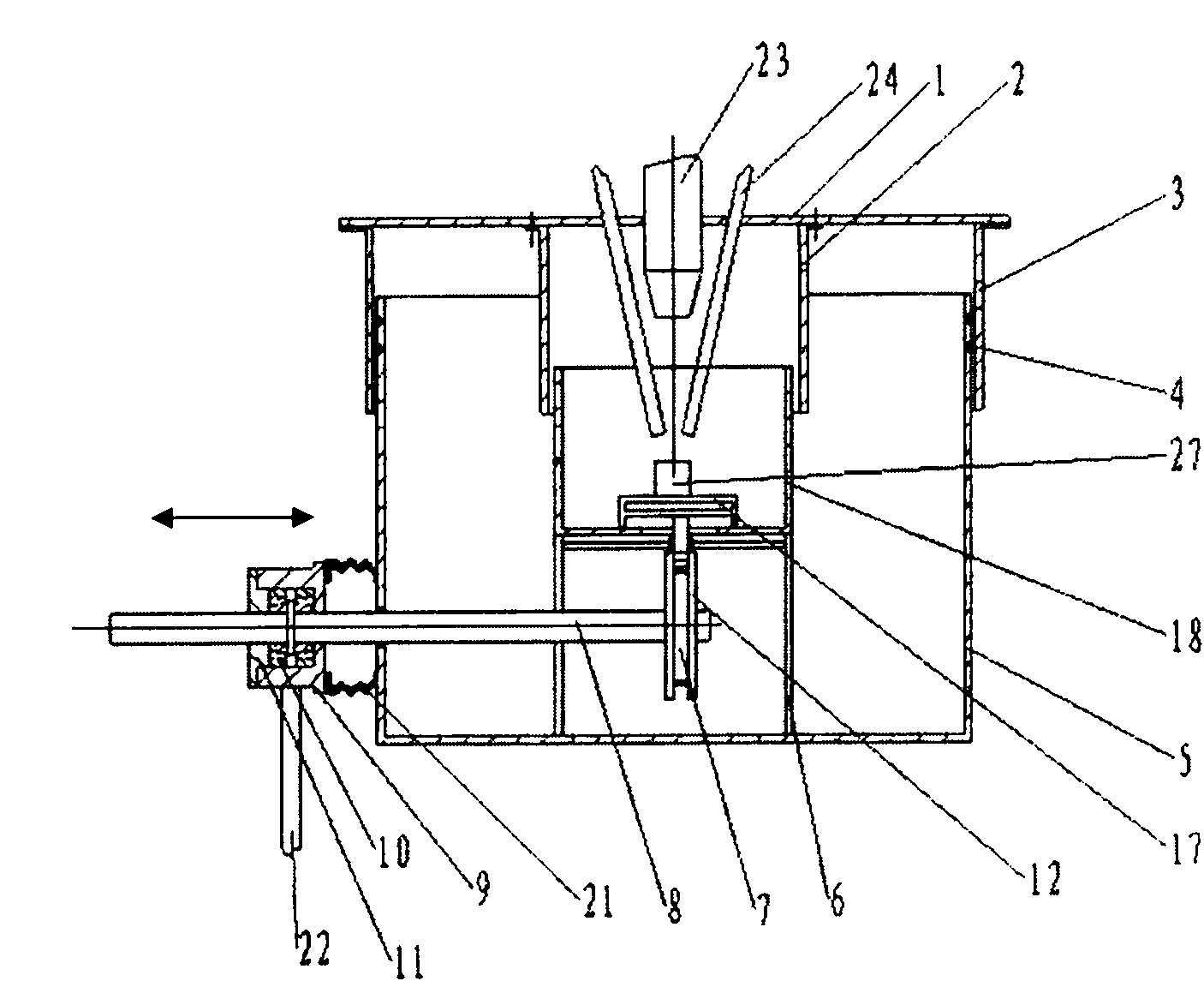 Box for preparing and forming laser material with controllable ambient temperature under inert atmosphere