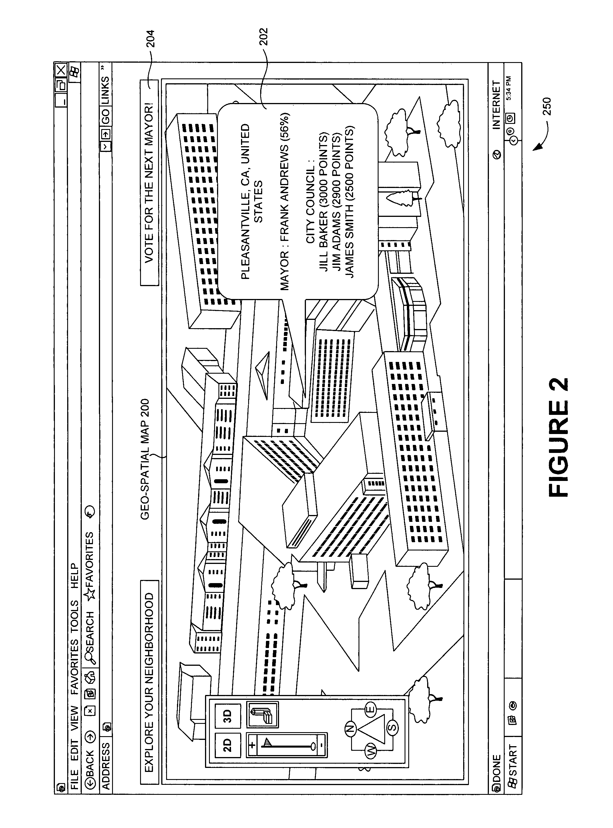 Government structures in a geo-spatial environment