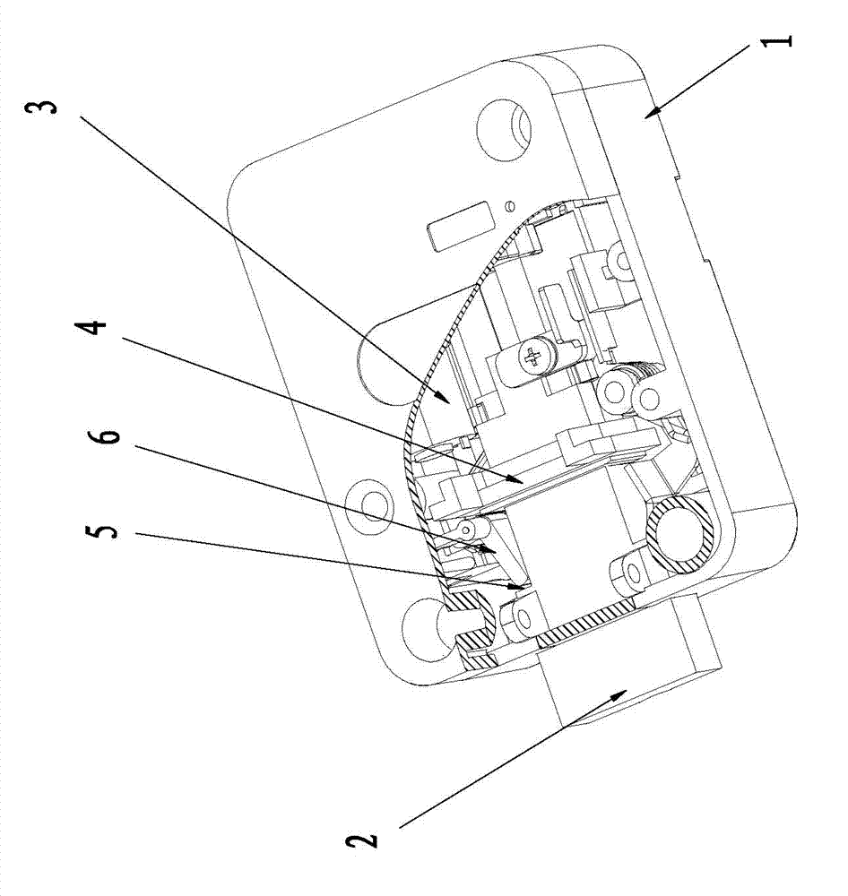 Power door lock bolt driving device