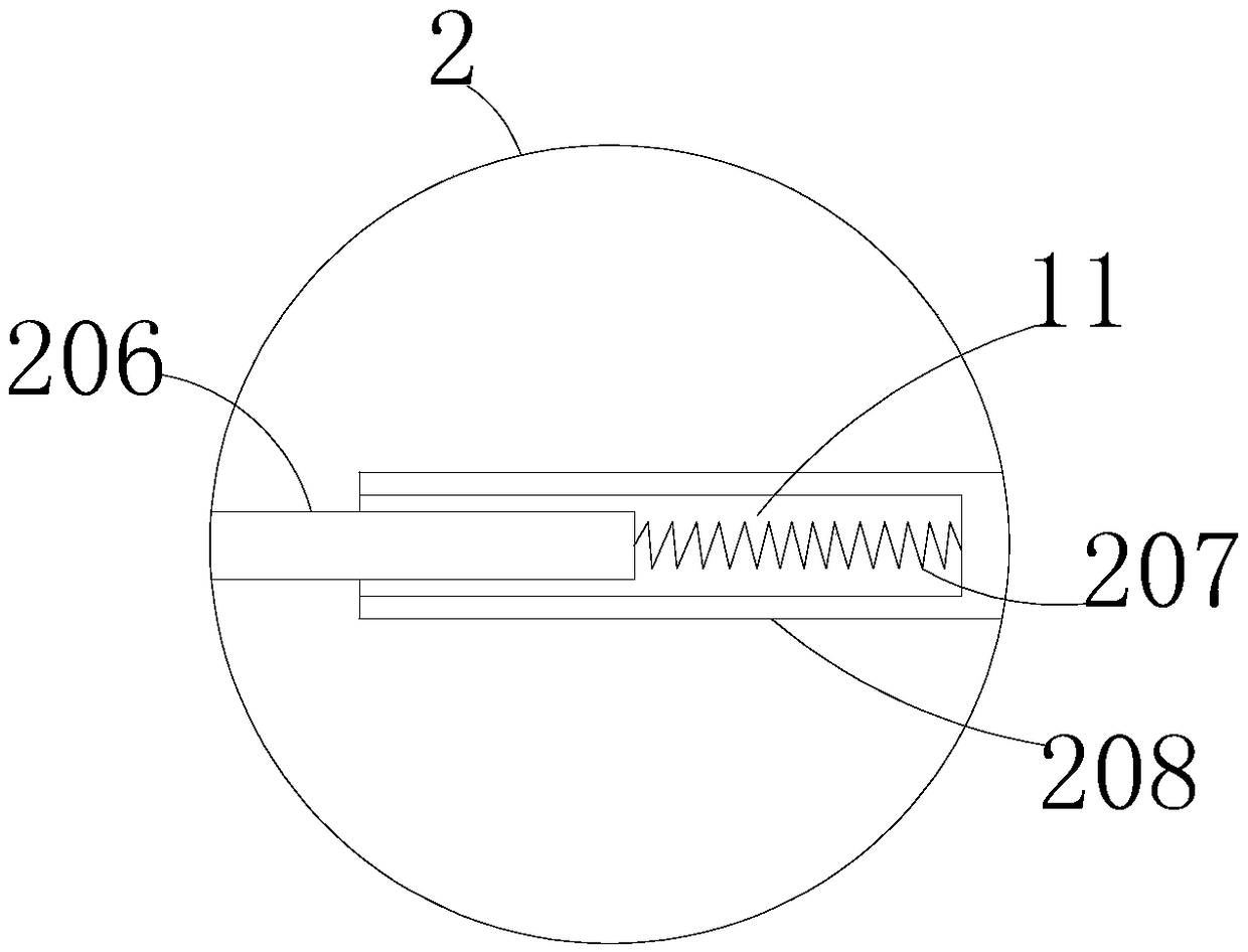 Forged workpiece fixing device