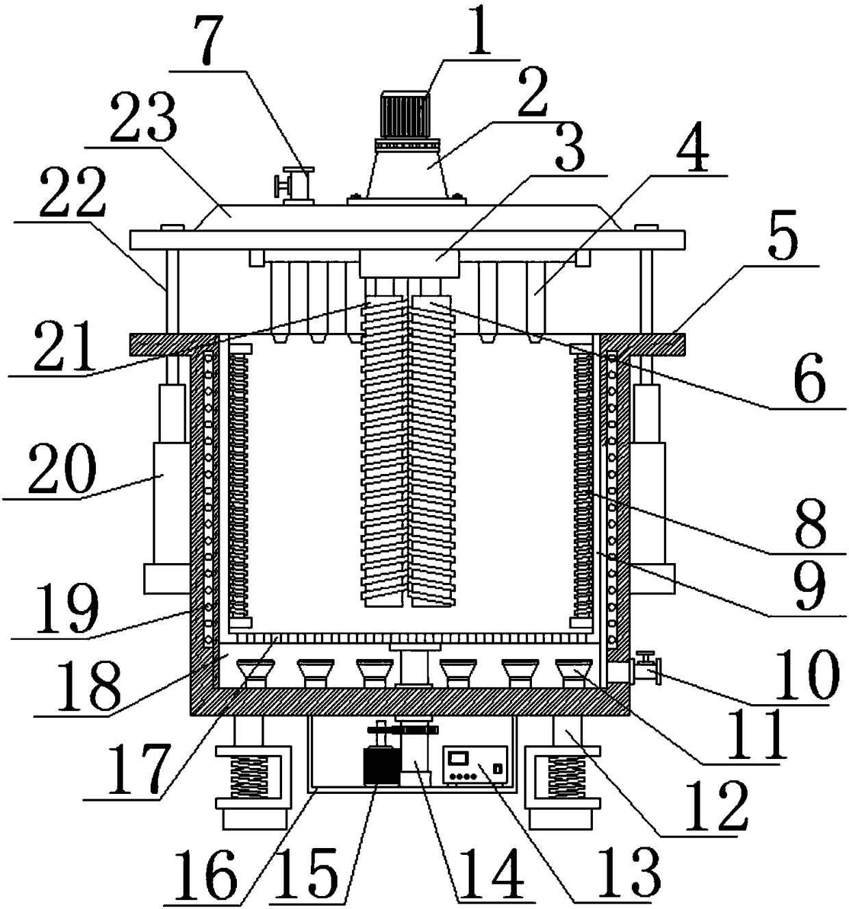 Rattan washing device for rattan-plaited furniture