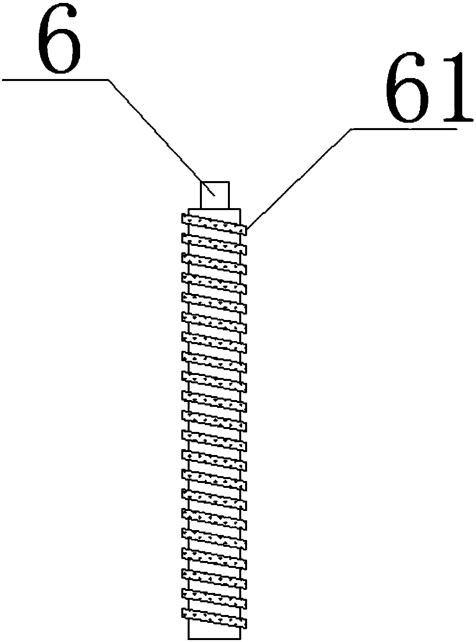 Rattan washing device for rattan-plaited furniture