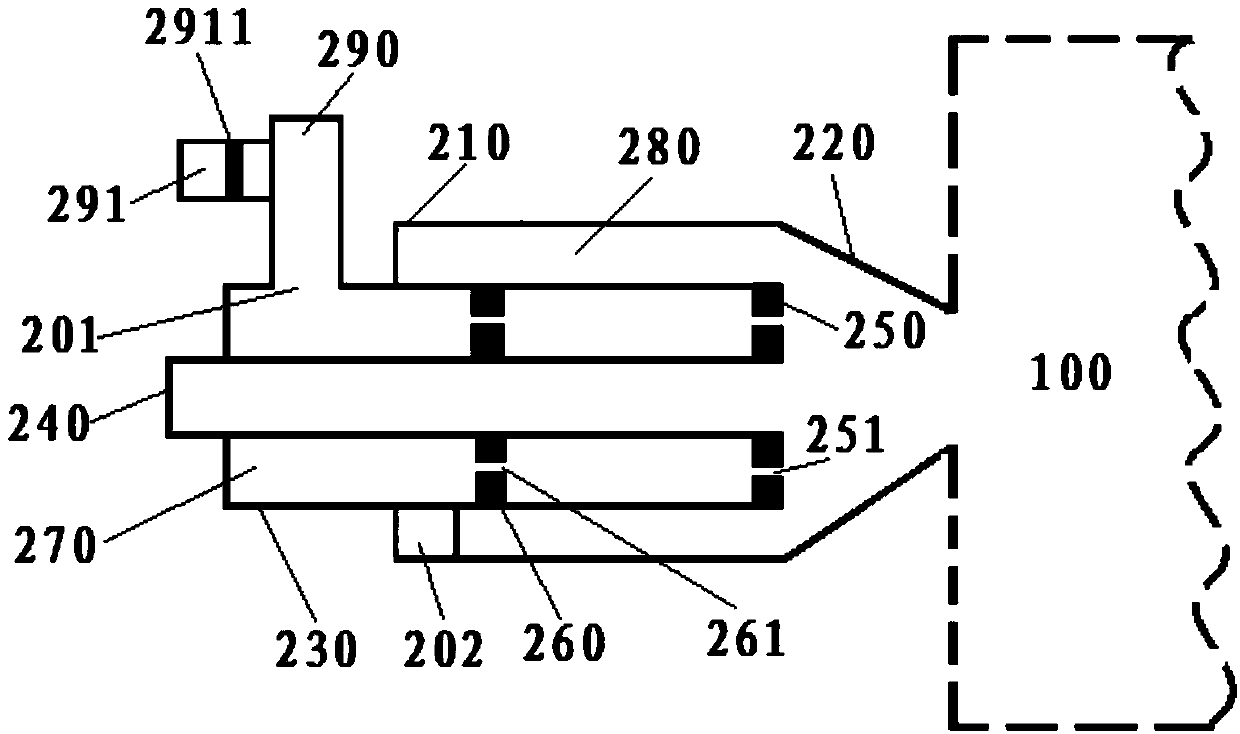 Energy-saving and environment-friendly combustion system using flue gas for supporting combustion for industrial furnace