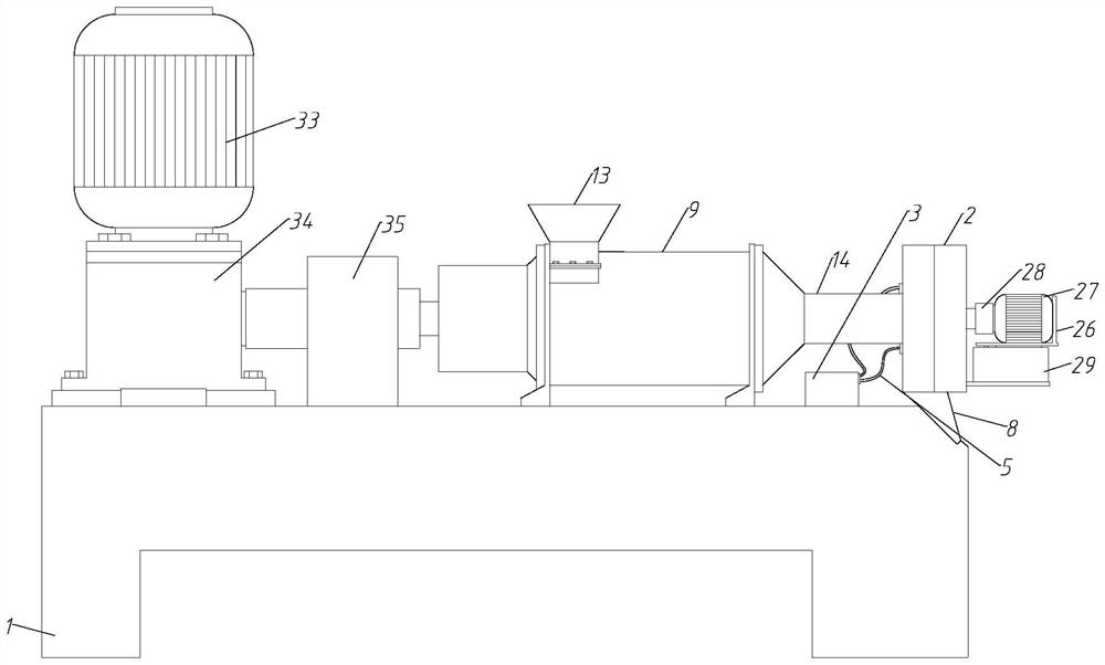 Double-acting millstone type continuous pulverizer