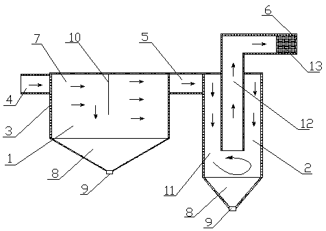 Multi-stage dust remover