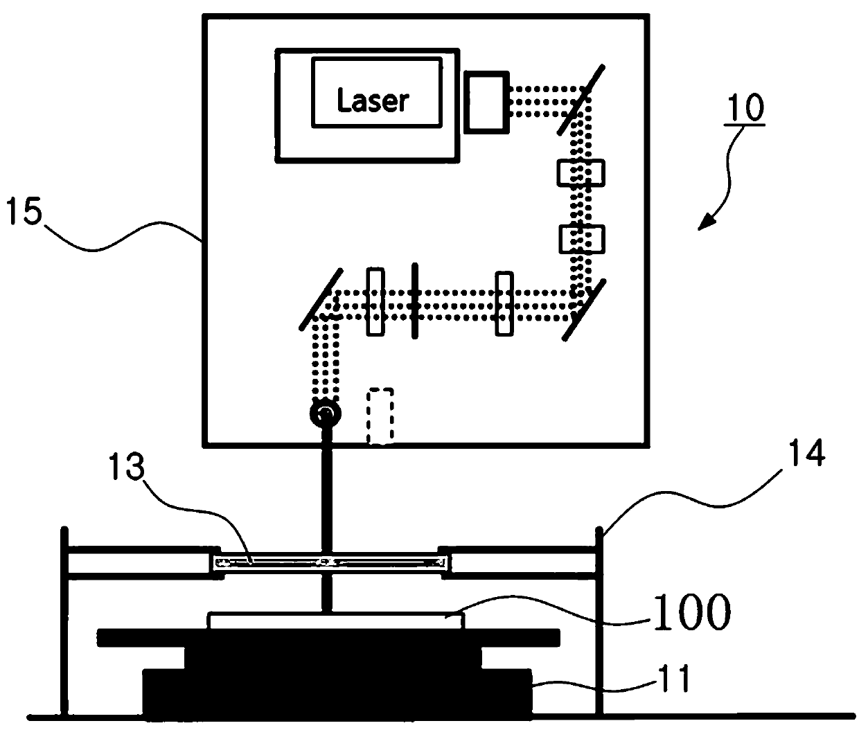 Semiconductor wafer scribing device and method