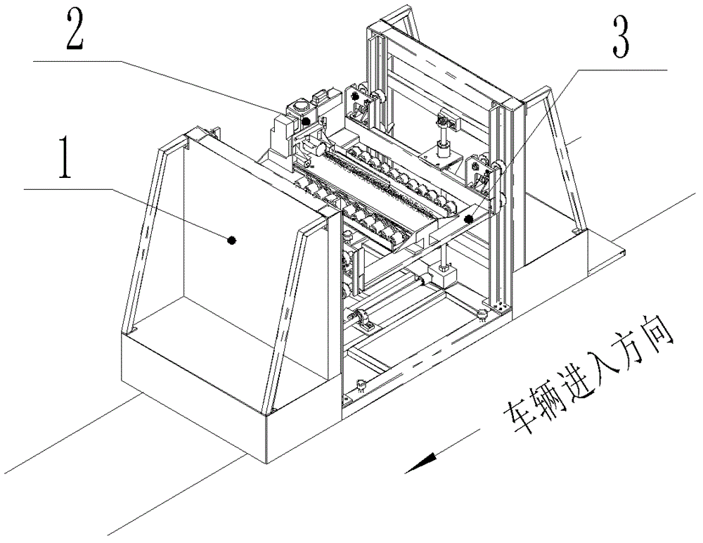 Replacing device for battery boxes of electric vehicle