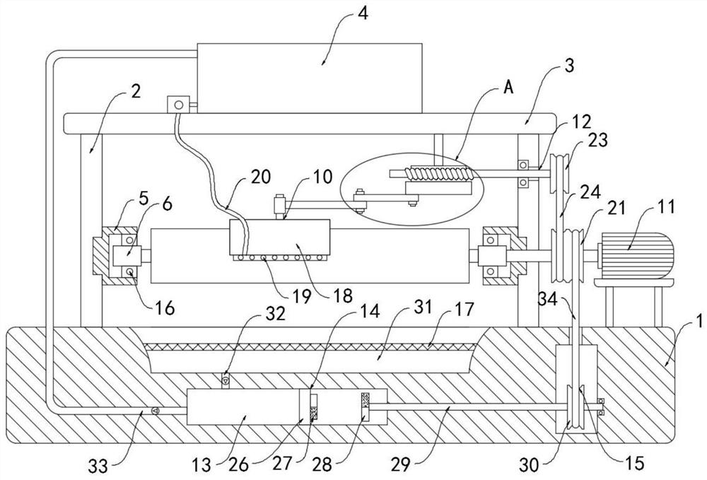 Energy-saving and efficient licker-in cleaning device for textile machinery