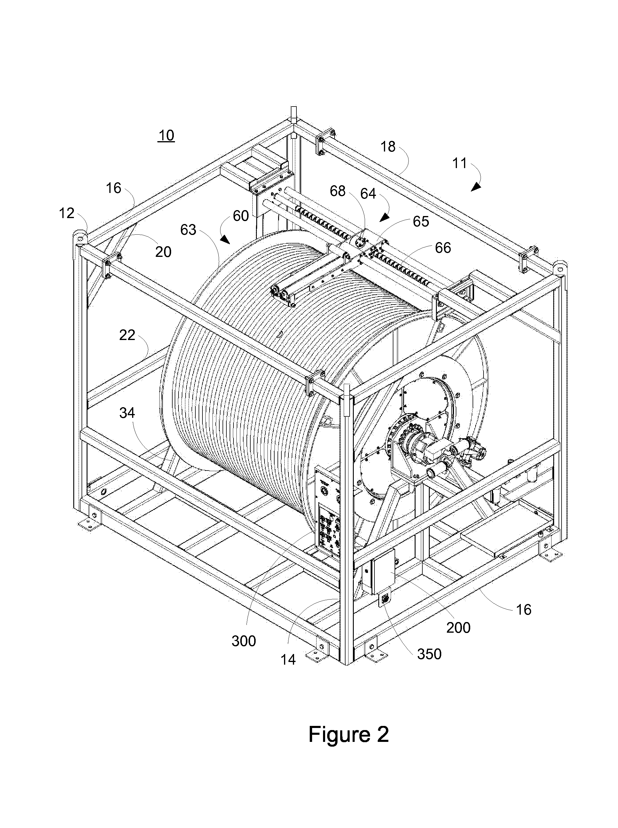 Cable Spools with Sheaves