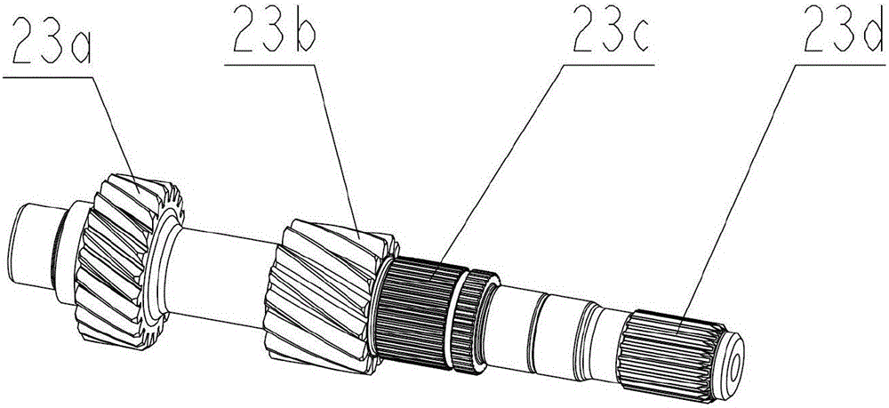 Integrated driving device for two-level electric vehicle