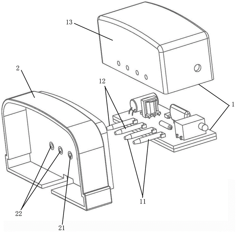 Plug control component for LED (light-emitting diode) lamp