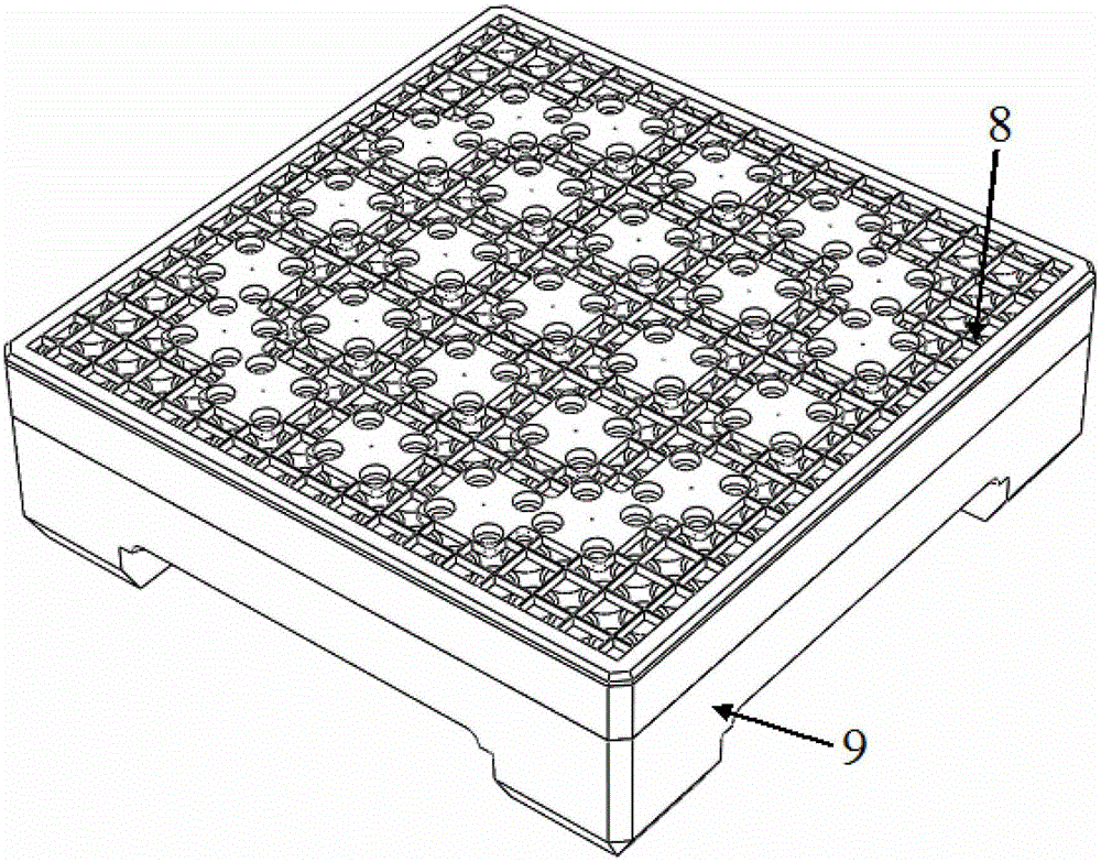 A low pressure drop anti-foreign matter fuel assembly down tube seat