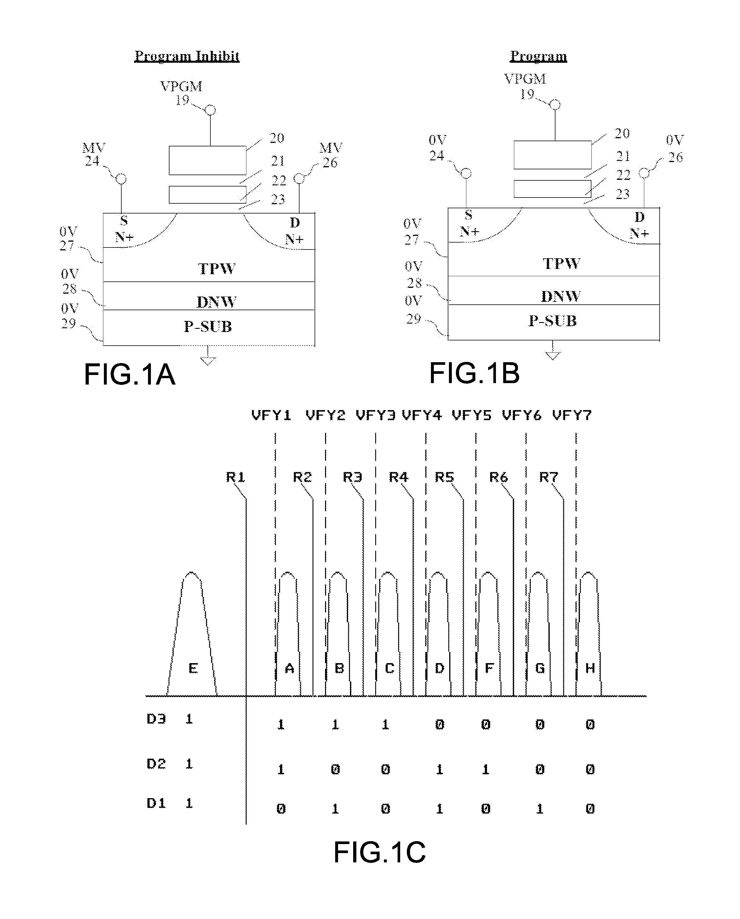 NAND array hiarchical bl structures for multiple-wl  and all-bl simultaneous erase, erase-verify, program, program-verify, and read operations