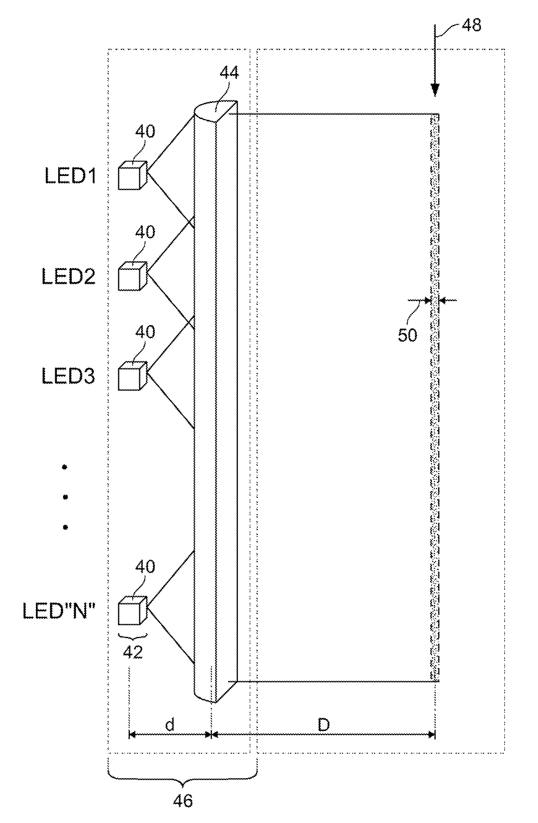 UV LED based lamp for compact UV curing lamp assemblies