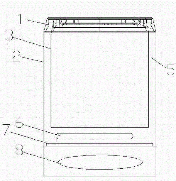 Self-heating tank with double-layer cover