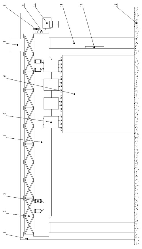 Heavy electric radiation protection door