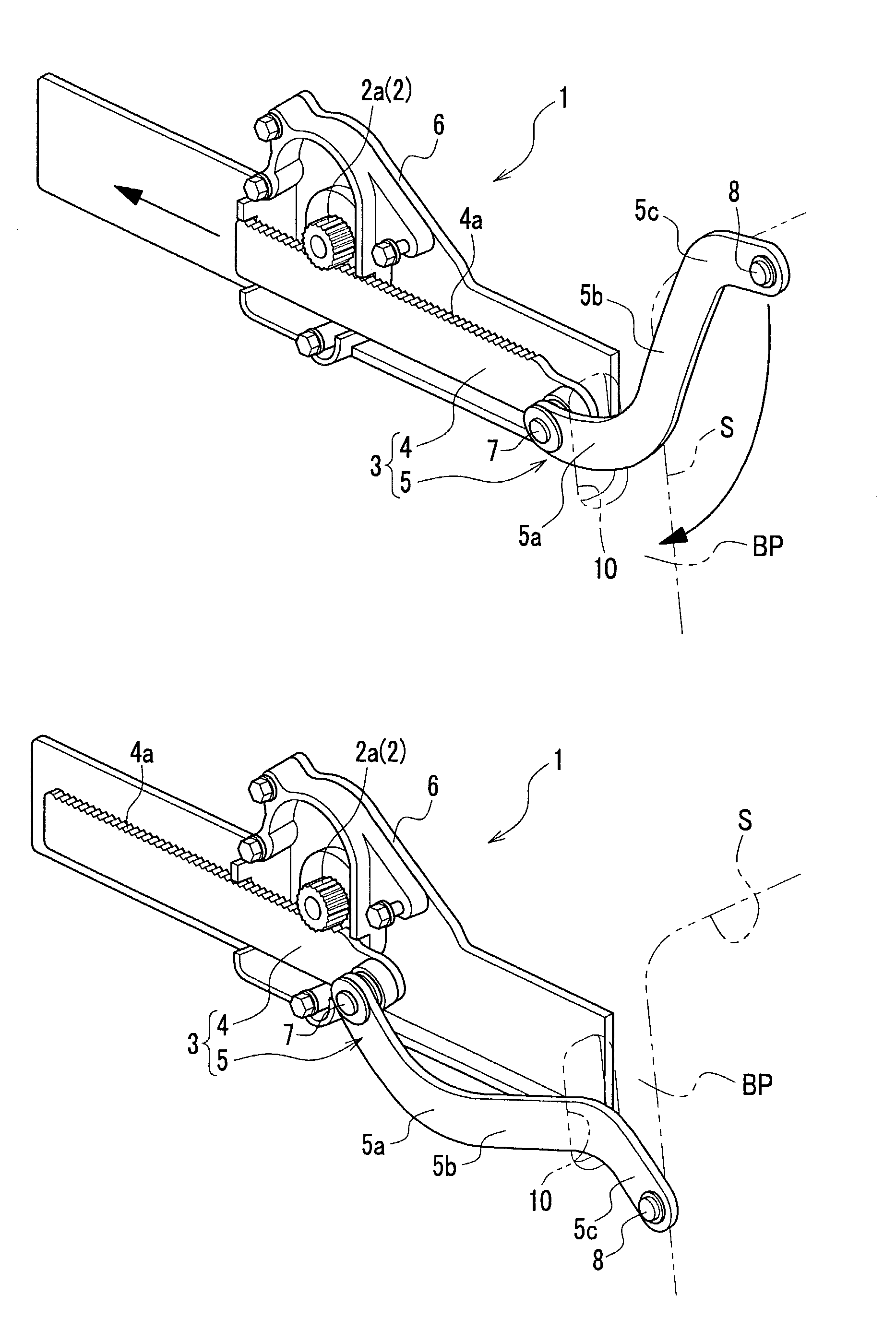 Vehicle door open-close device